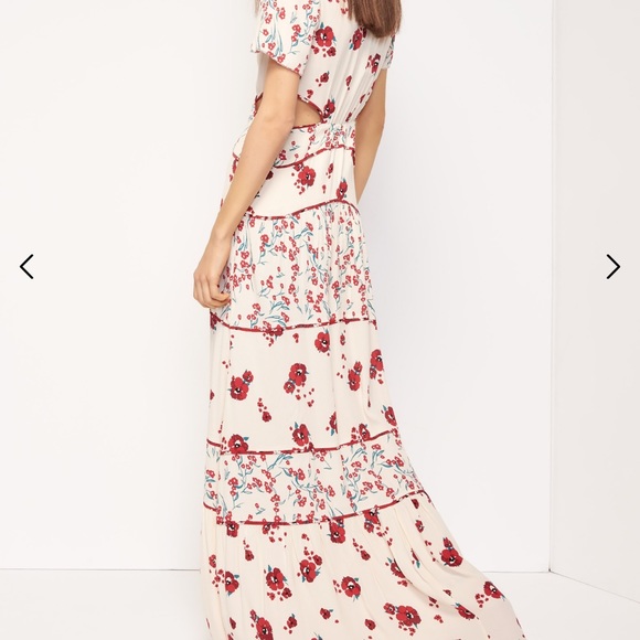 ba&sh Dresses Bash Blush Floral Maxi Dress Poshmark